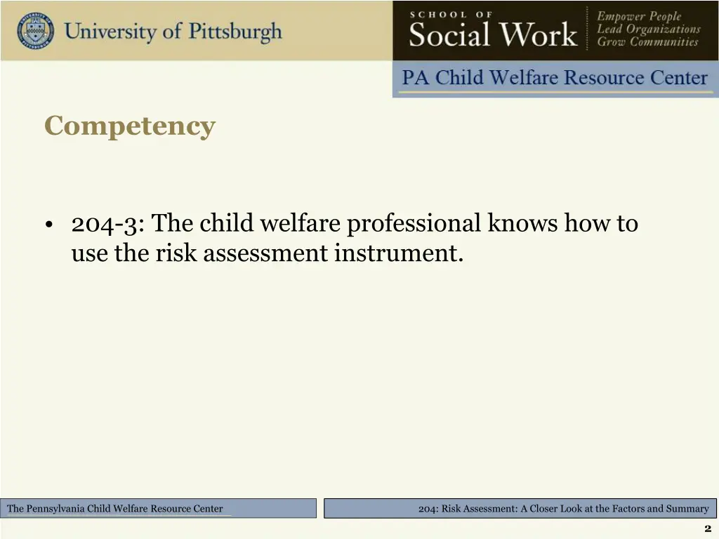 competency
