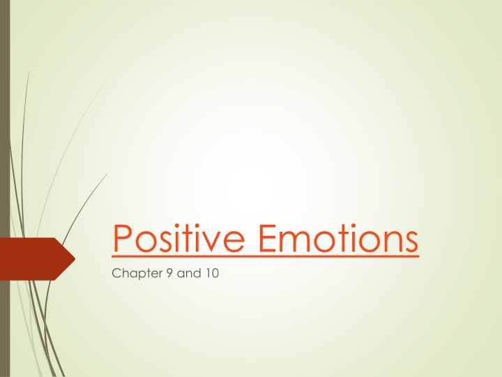 positive emotions chapter 9 and 10
