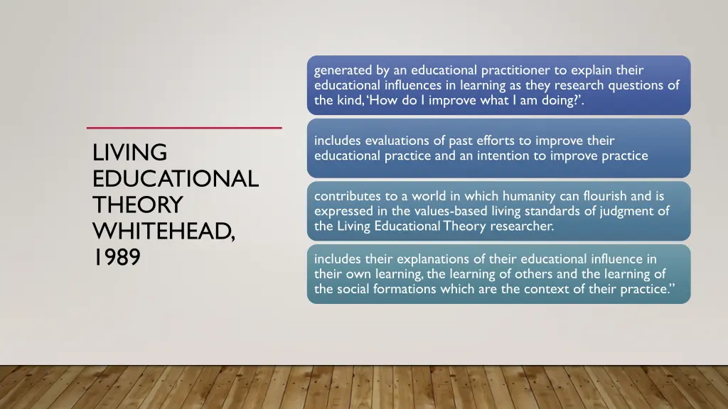 generated by an educational practitioner
