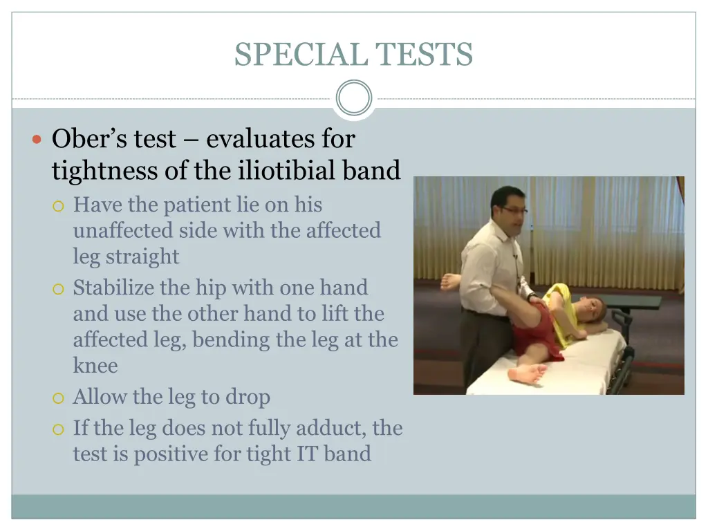 special tests