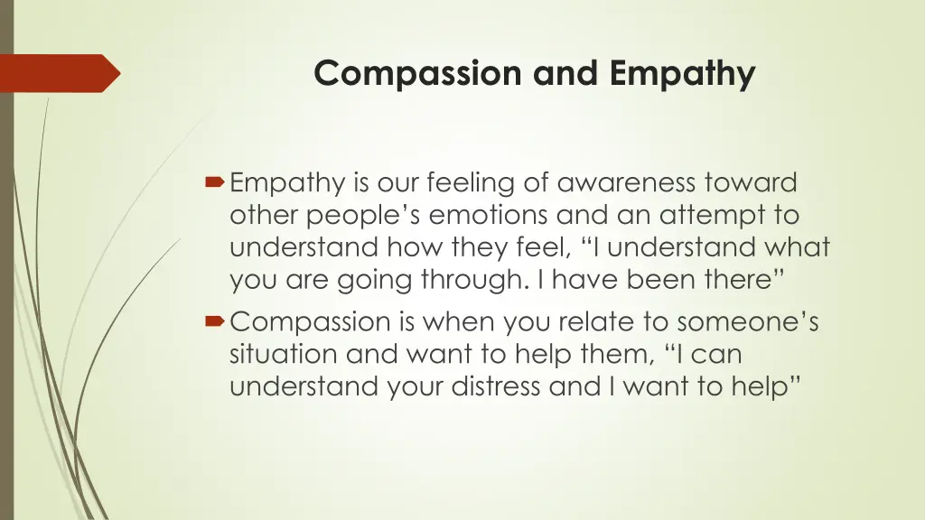 compassion and empathy