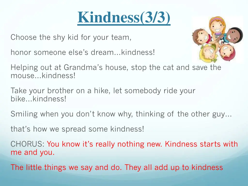 kindness 3 3