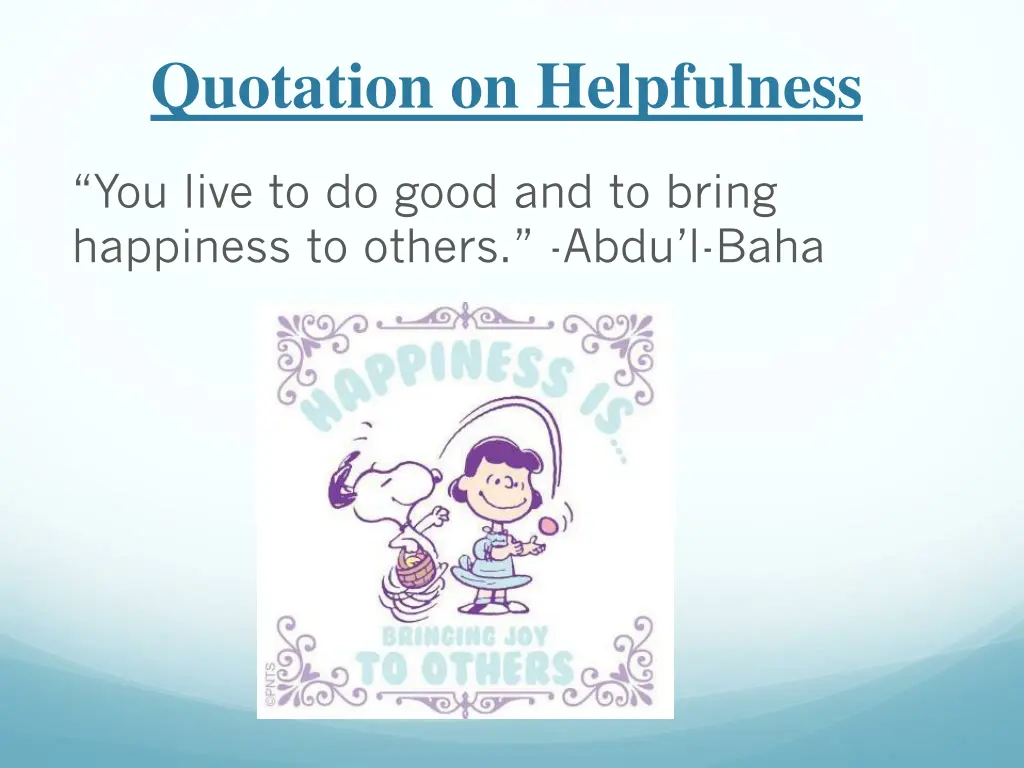 quotation on helpfulness