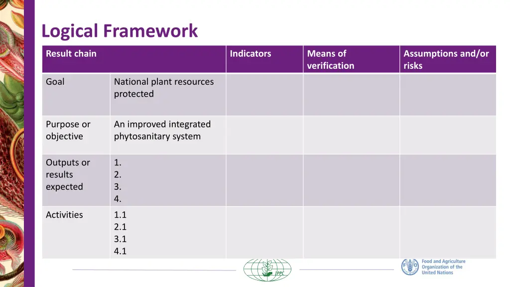 logical framework