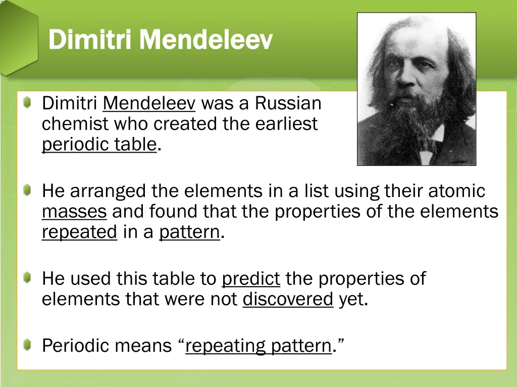 dimitri mendeleev dimitri mendeleev