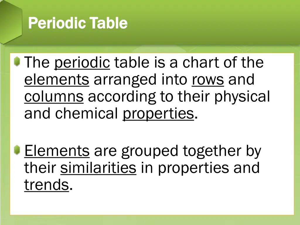 periodic table periodic table