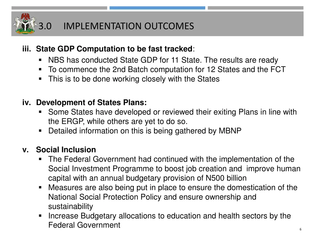 3 0 implementation outcomes 1