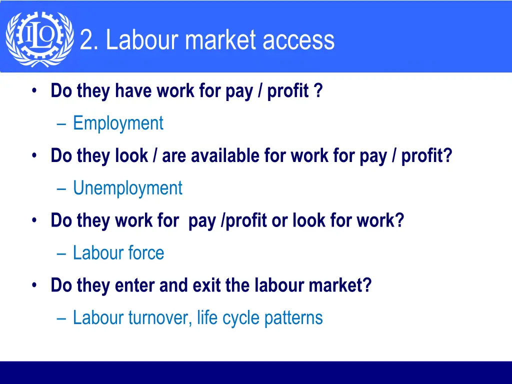 2 labour market access