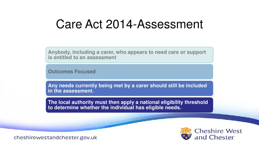 care act 2014 assessment