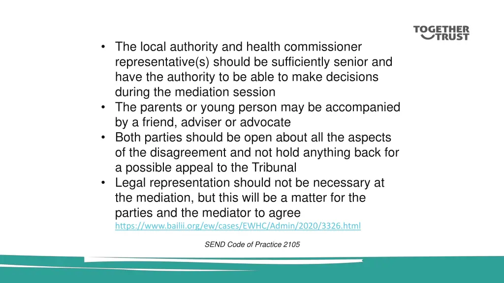 the local authority and health commissioner