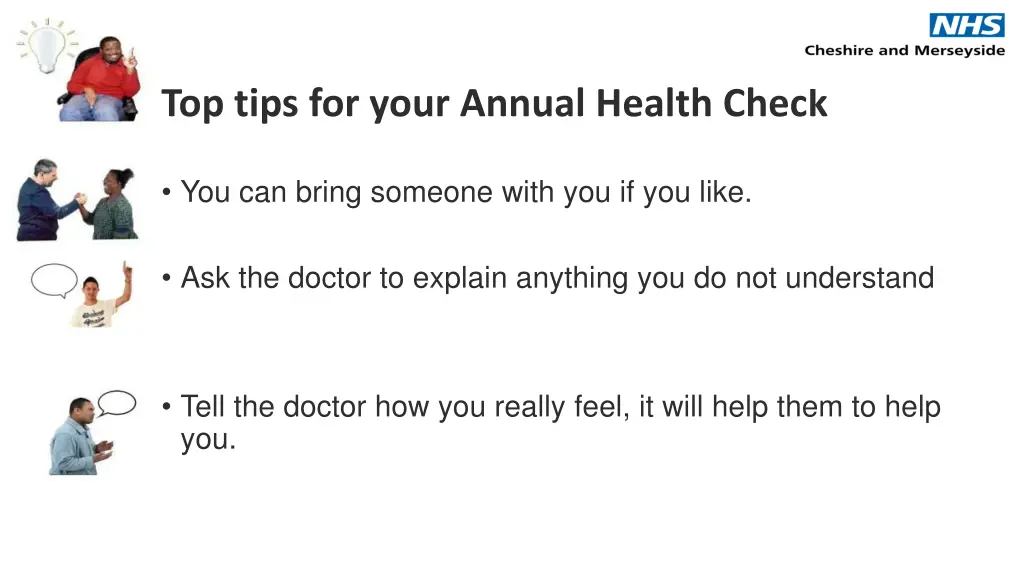 top tips for your annual health check