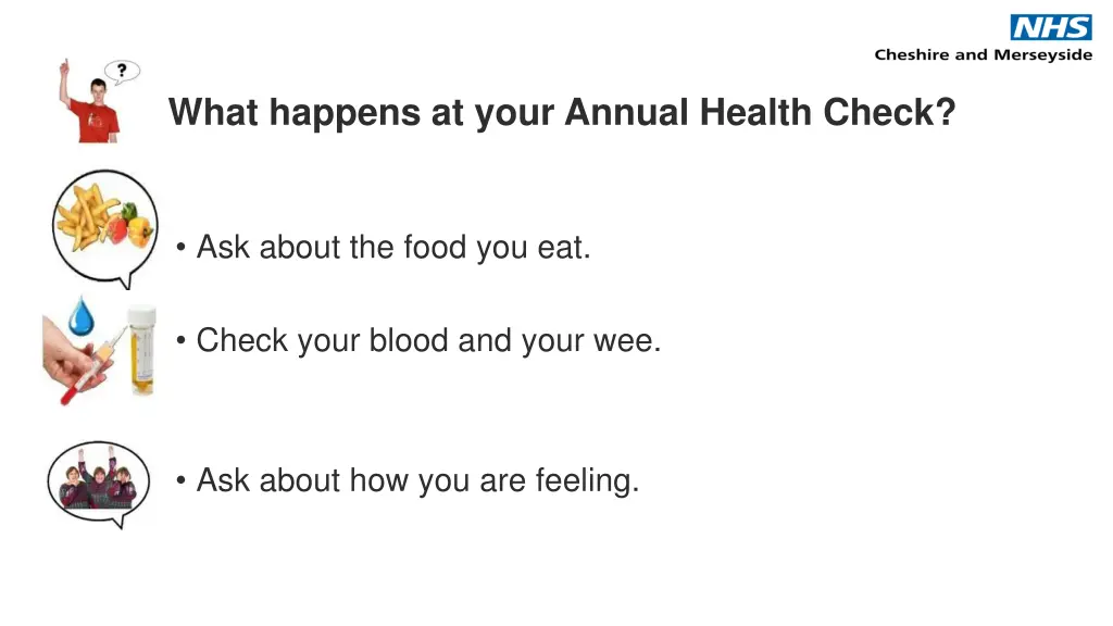 what happens at your annual health check 1