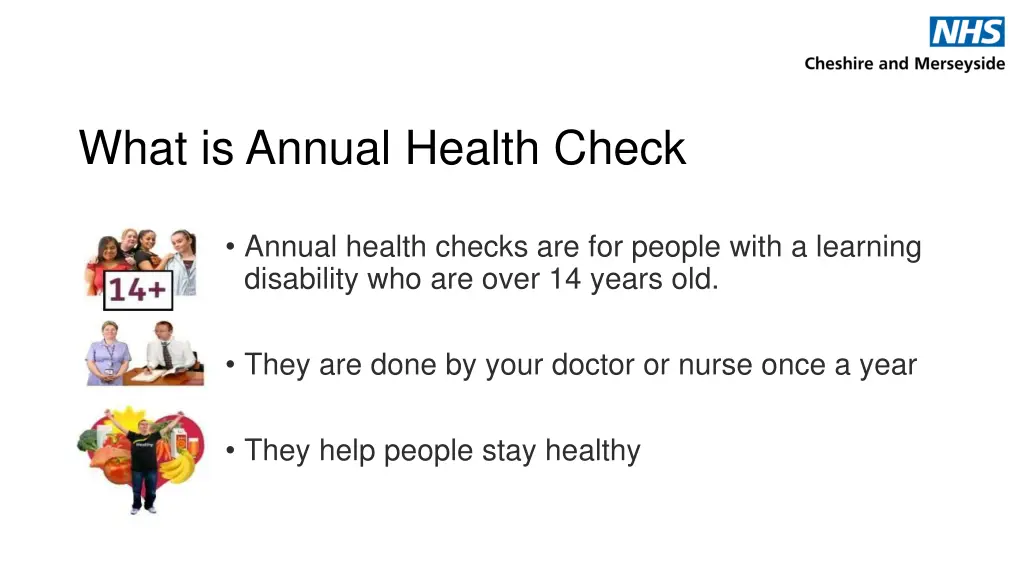 what is annual health check
