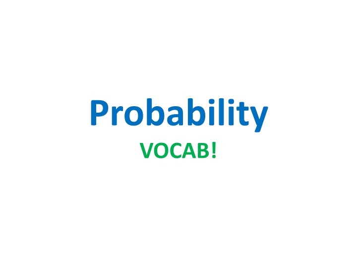probability vocab