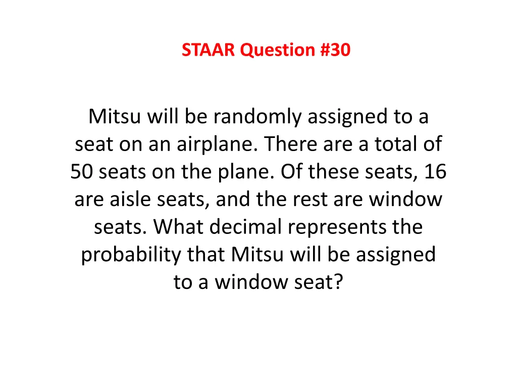 staar question 30
