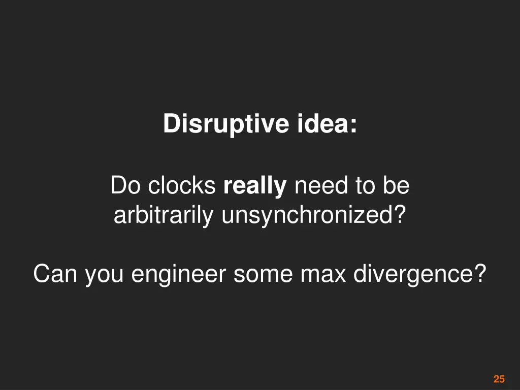 disruptive idea