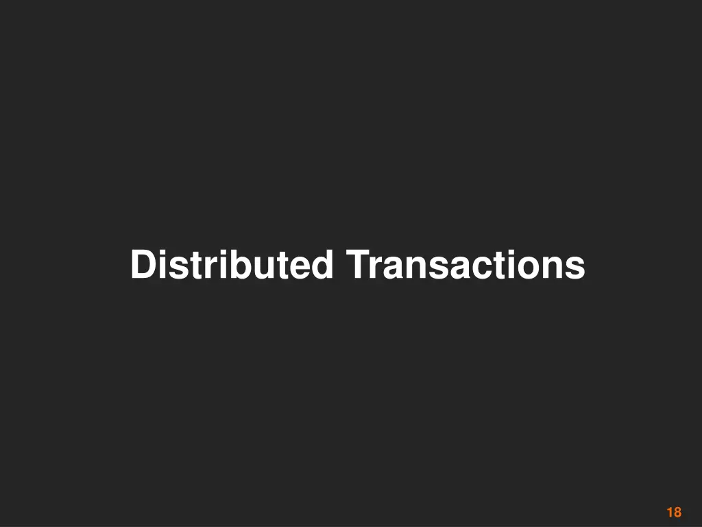 distributed transactions