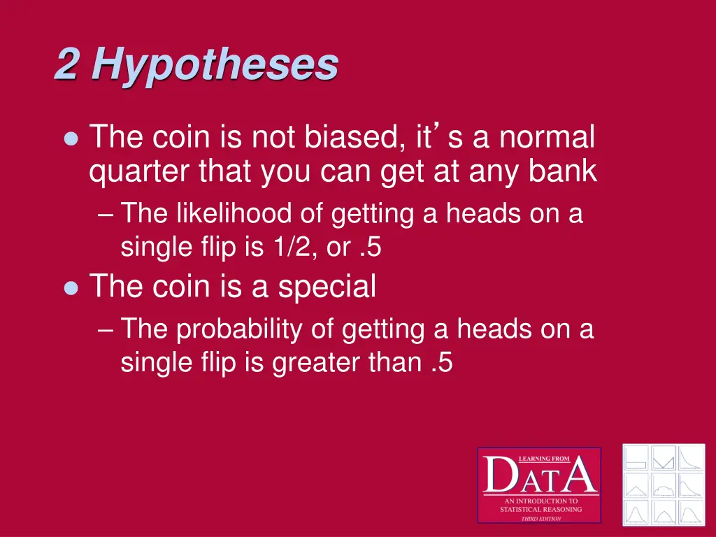 2 hypotheses