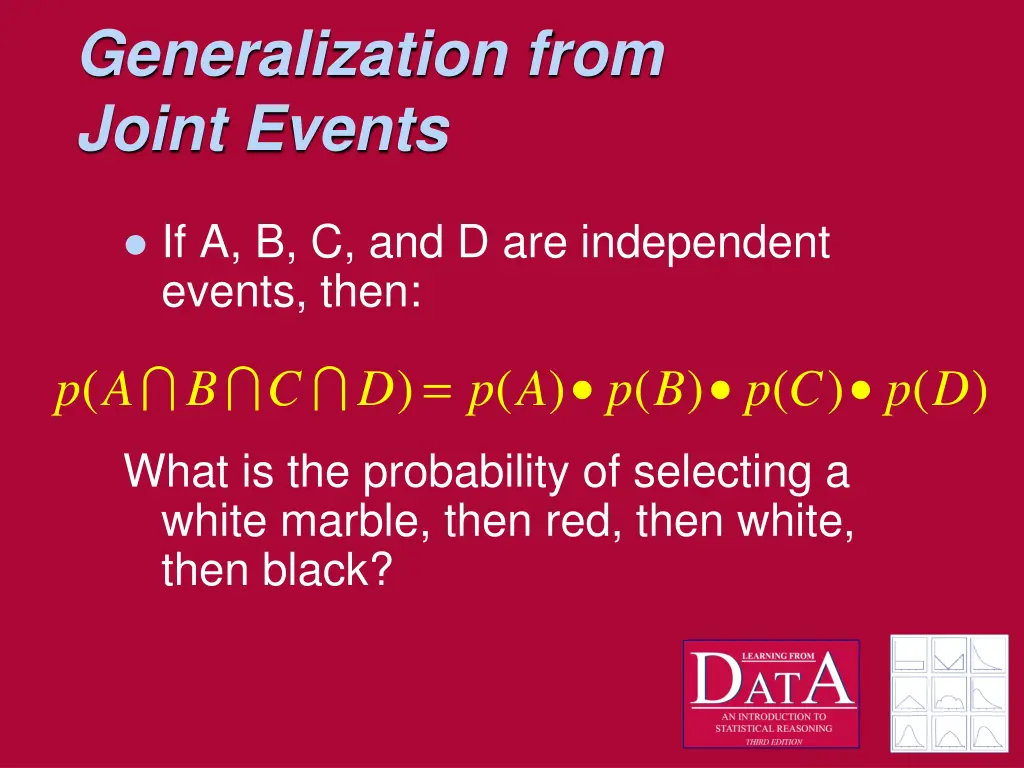 generalization from joint events