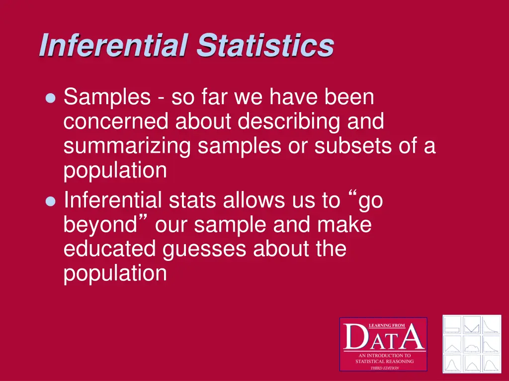 inferential statistics