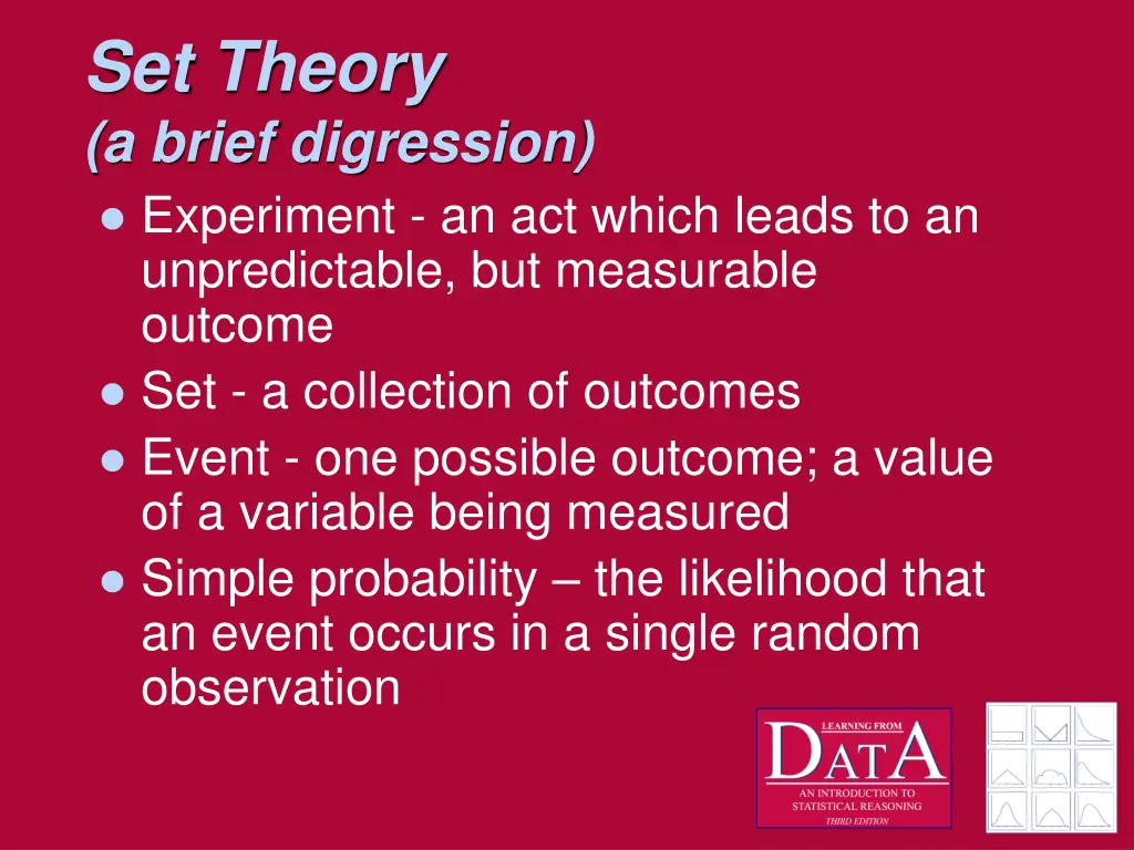 set theory a brief digression experiment