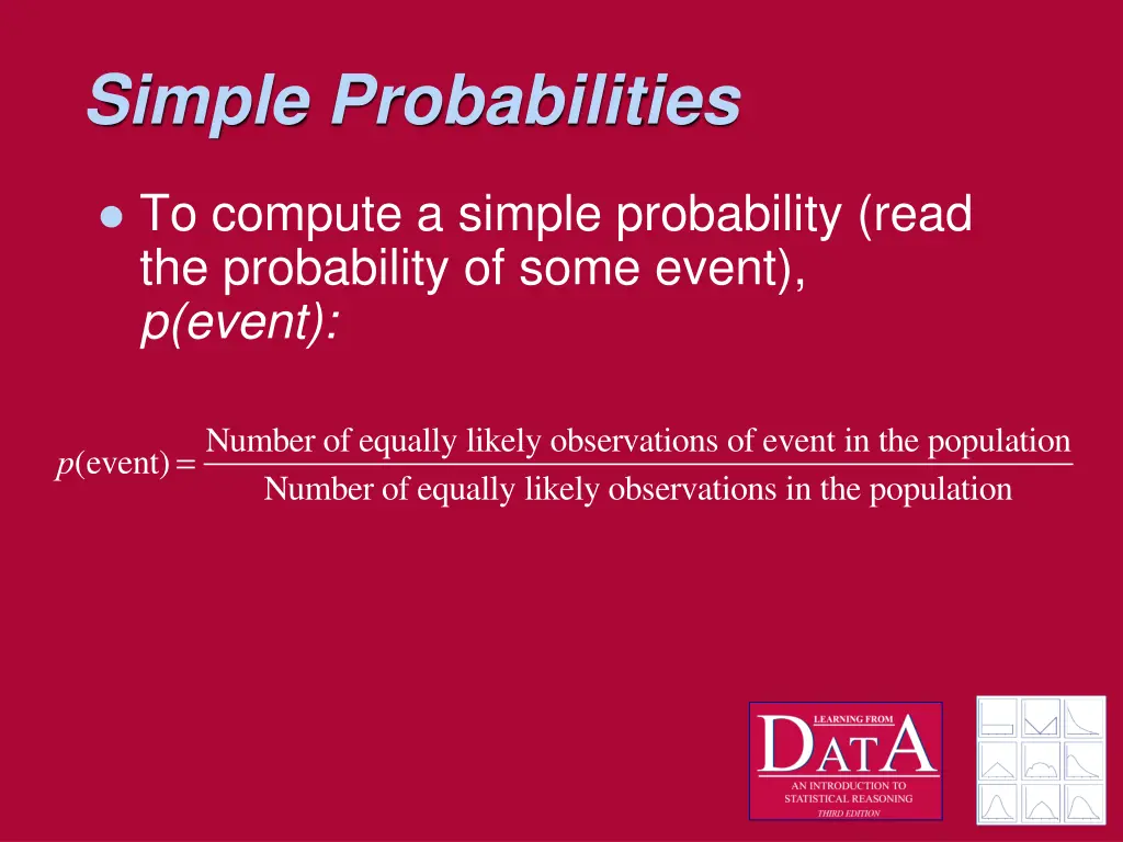 simple probabilities