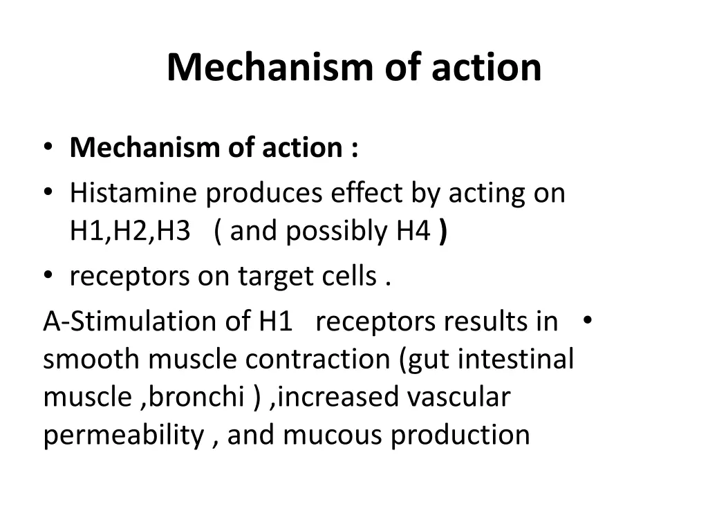 mechanism of action