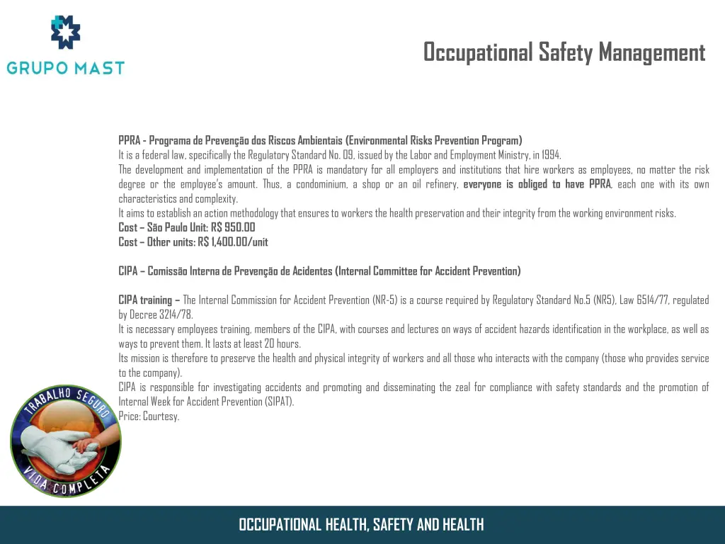 occupational safety management 1