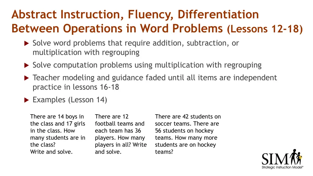 abstract instruction fluency differentiation