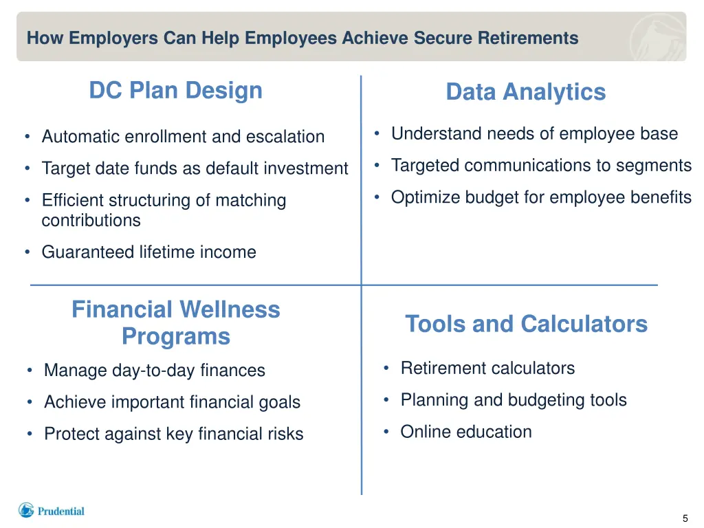 how employers can help employees achieve secure