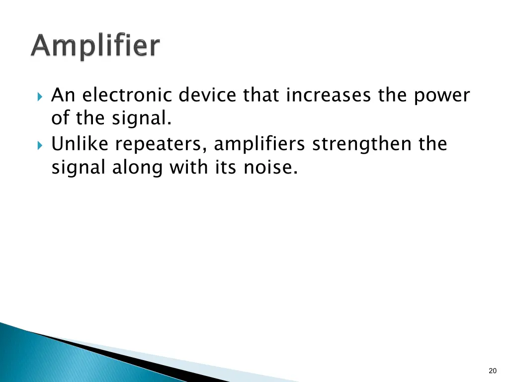 an electronic device that increases the power