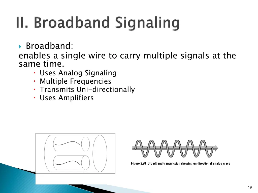 broadband enables a single wire to carry multiple