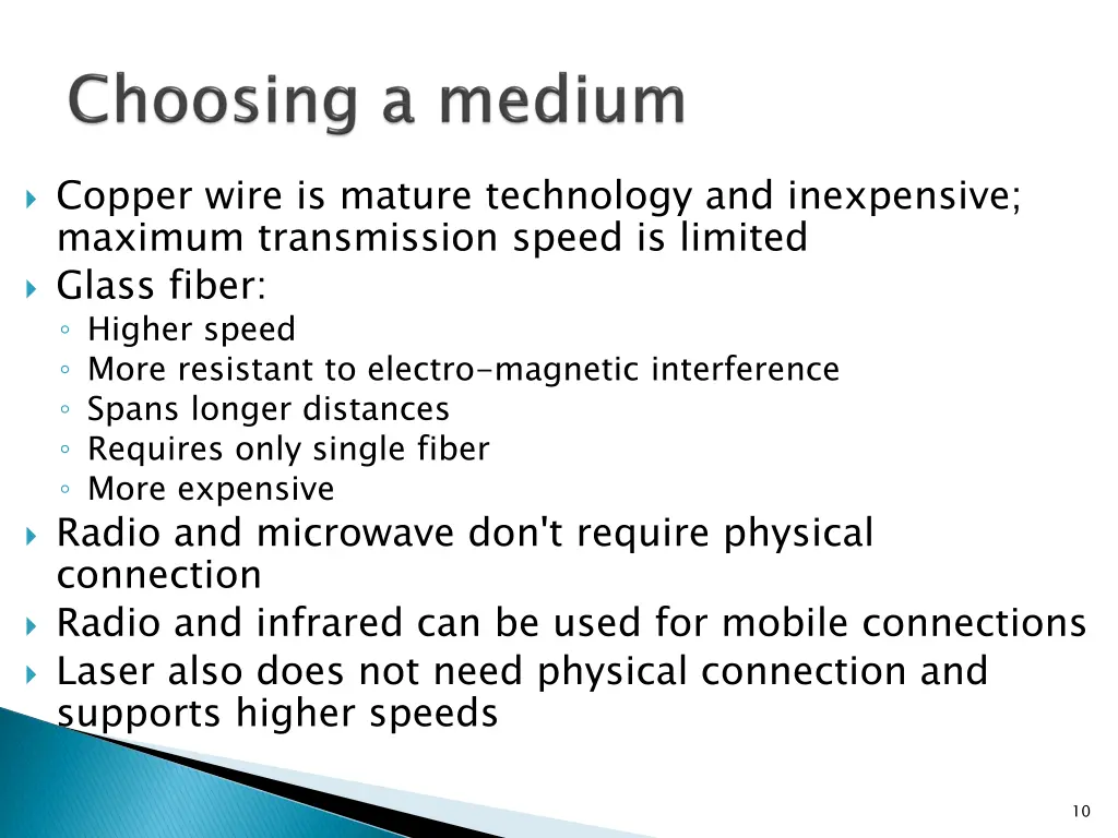 copper wire is mature technology and inexpensive