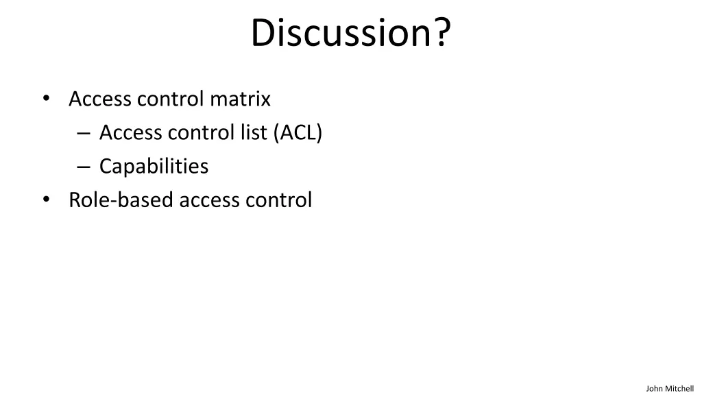 discussion 1