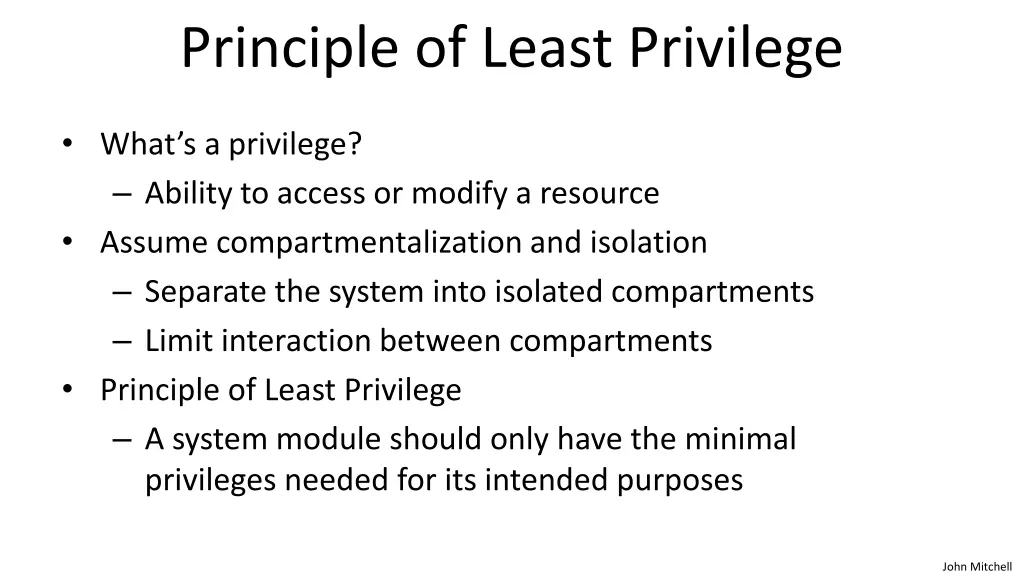 principle of least privilege 1