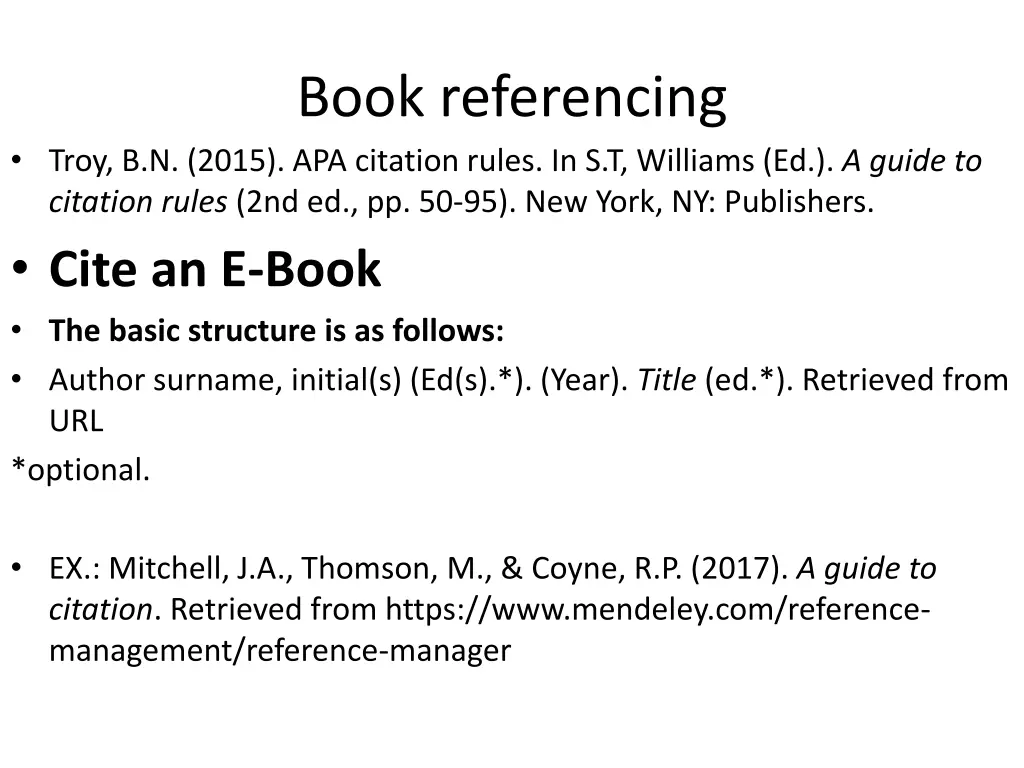 book referencing 2