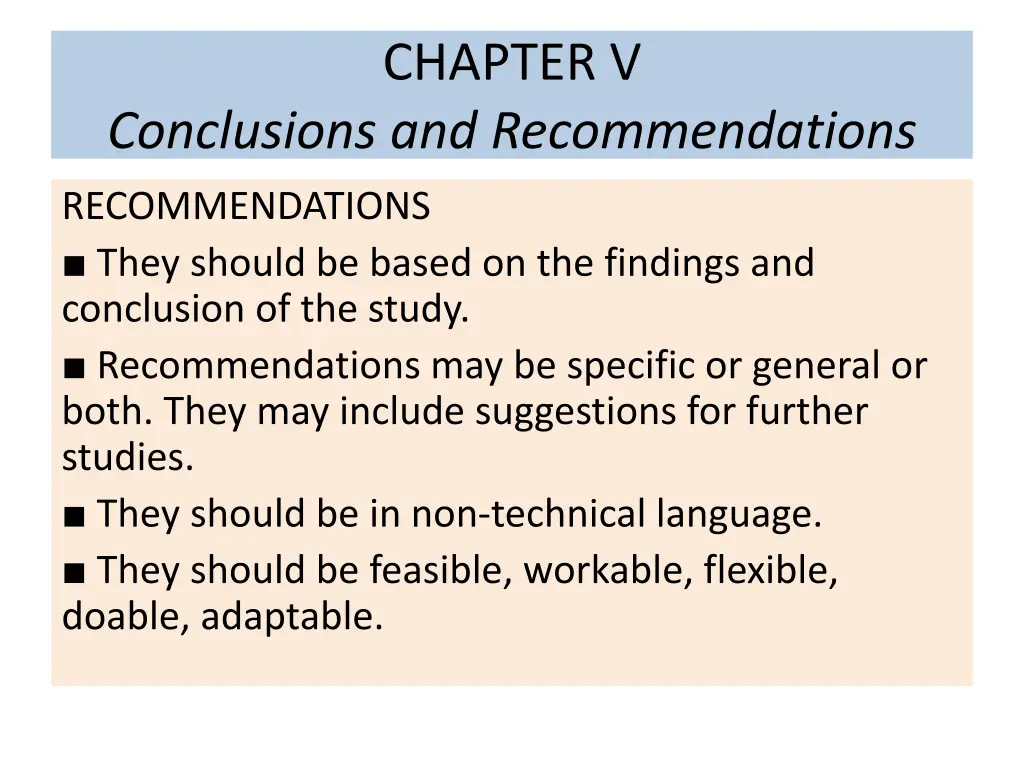 chapter v