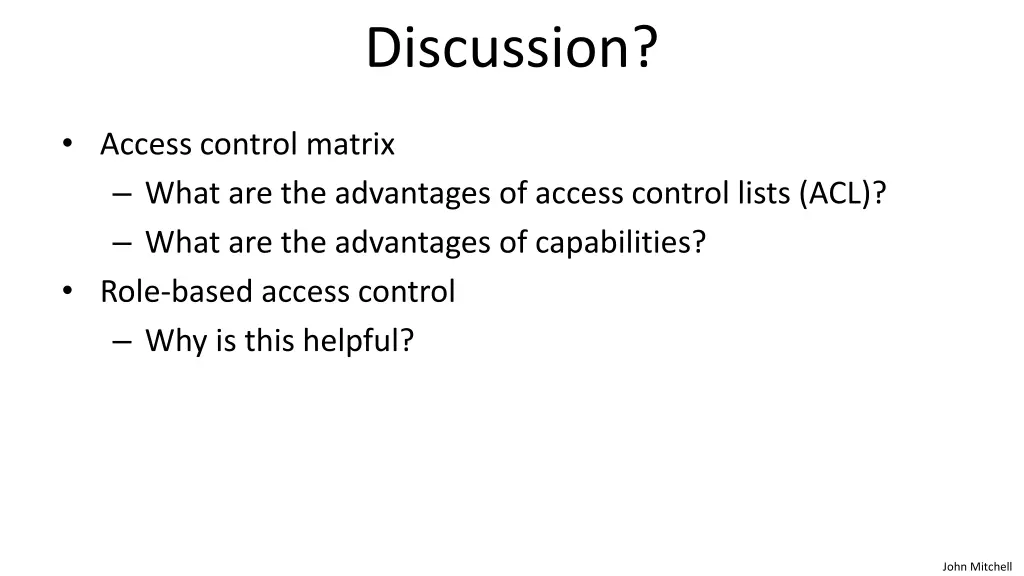 discussion 1
