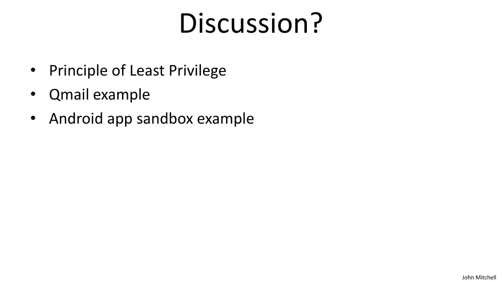 discussion