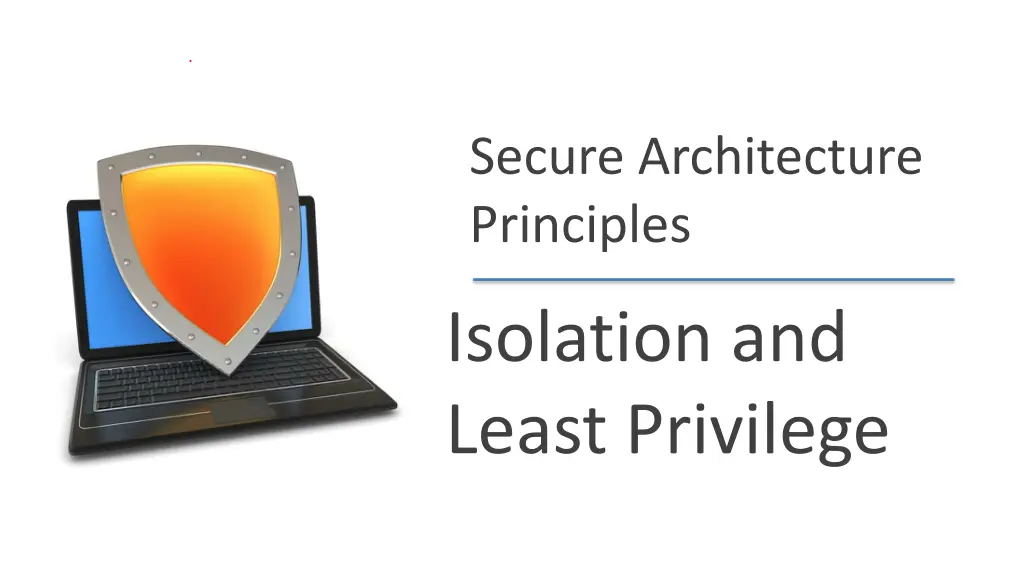 secure architecture principles