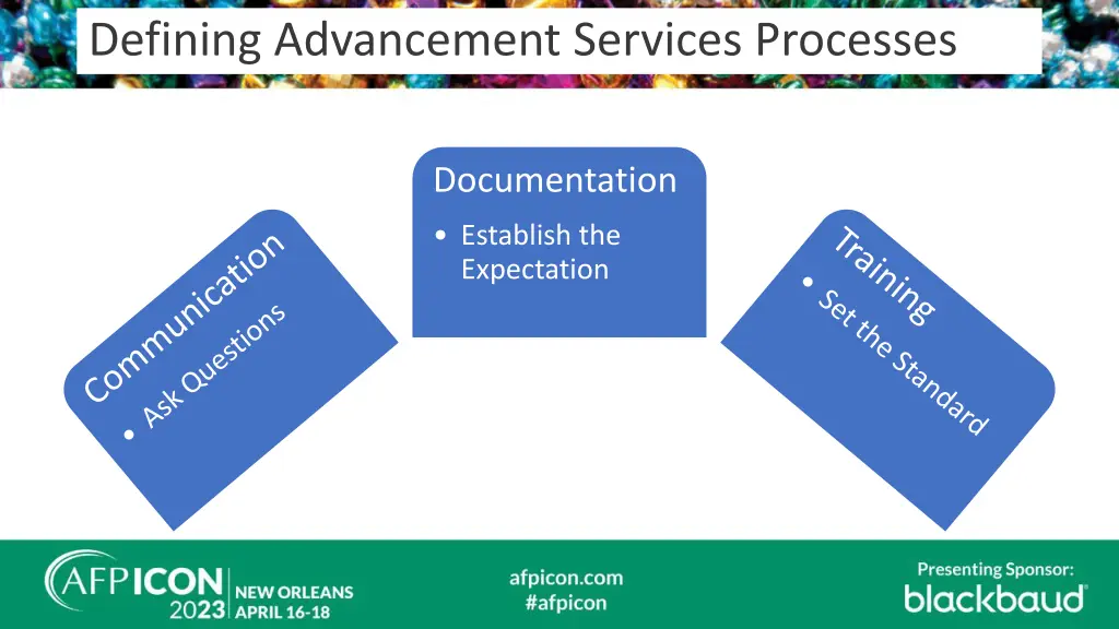 defining advancement services processes