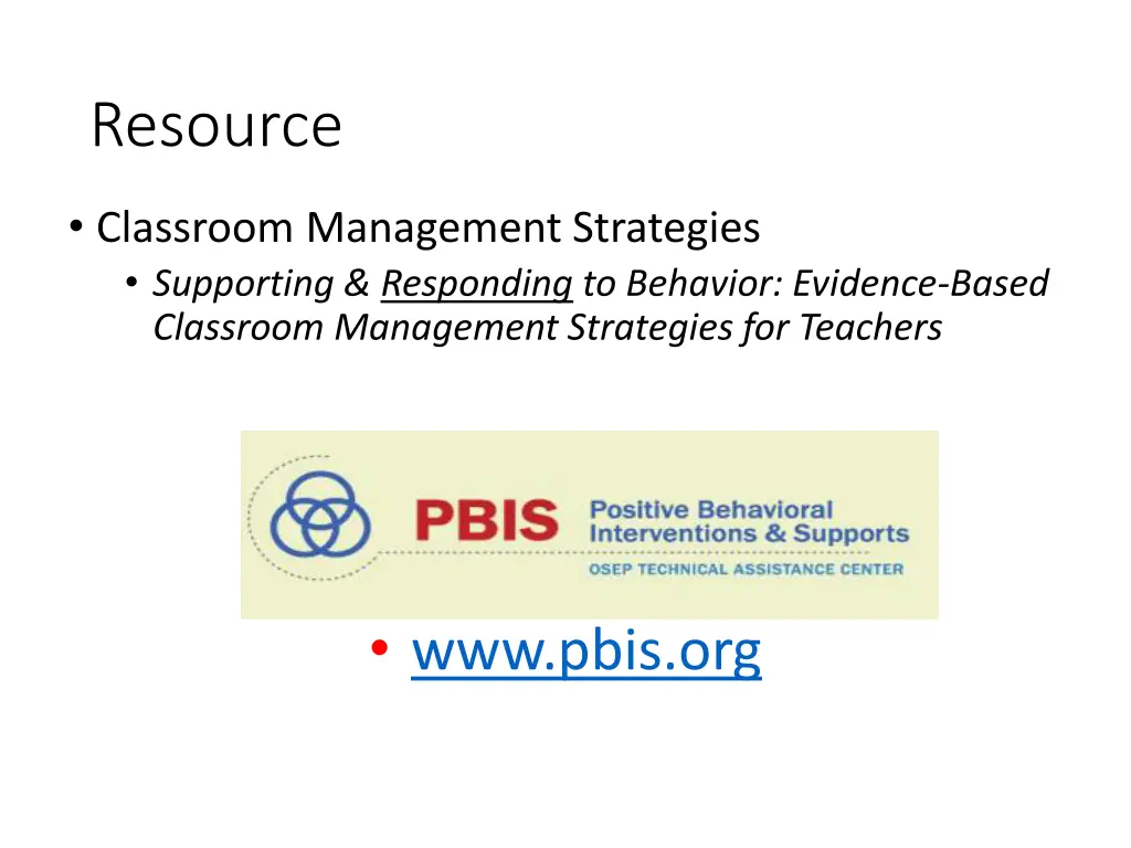 resource
