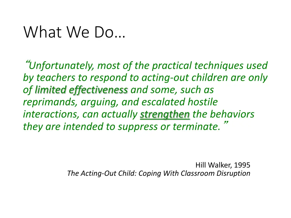 what we do