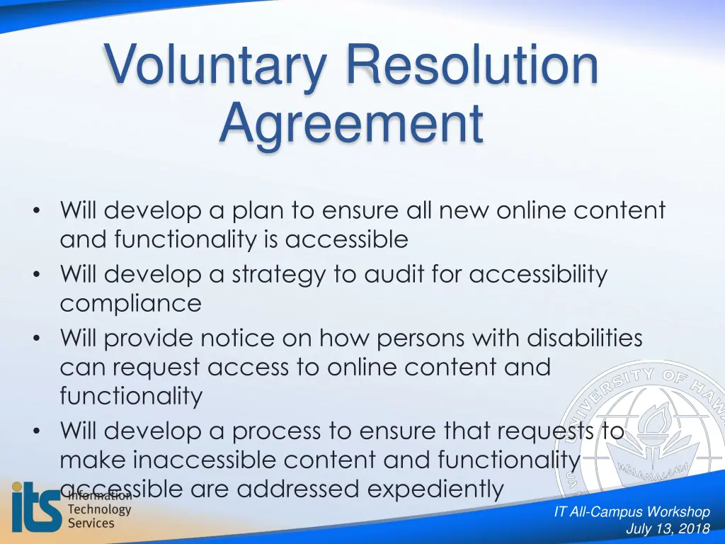 voluntary resolution agreement