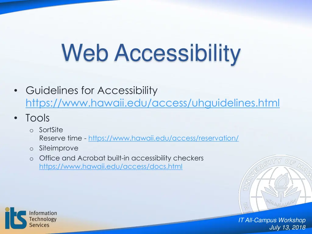 web accessibility