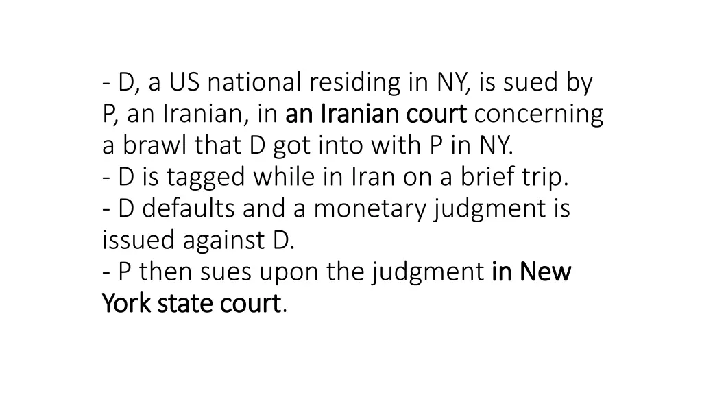 d a us national residing in ny is sued