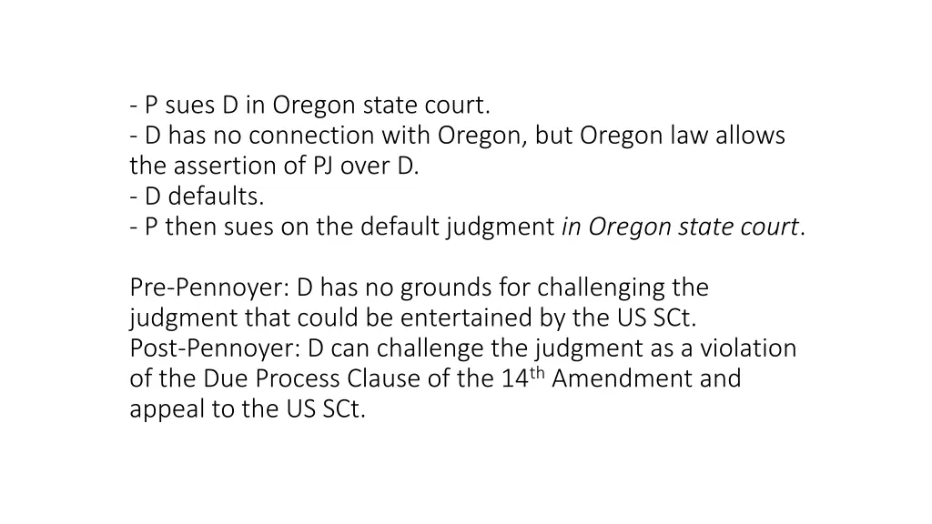 p sues d in oregon state court