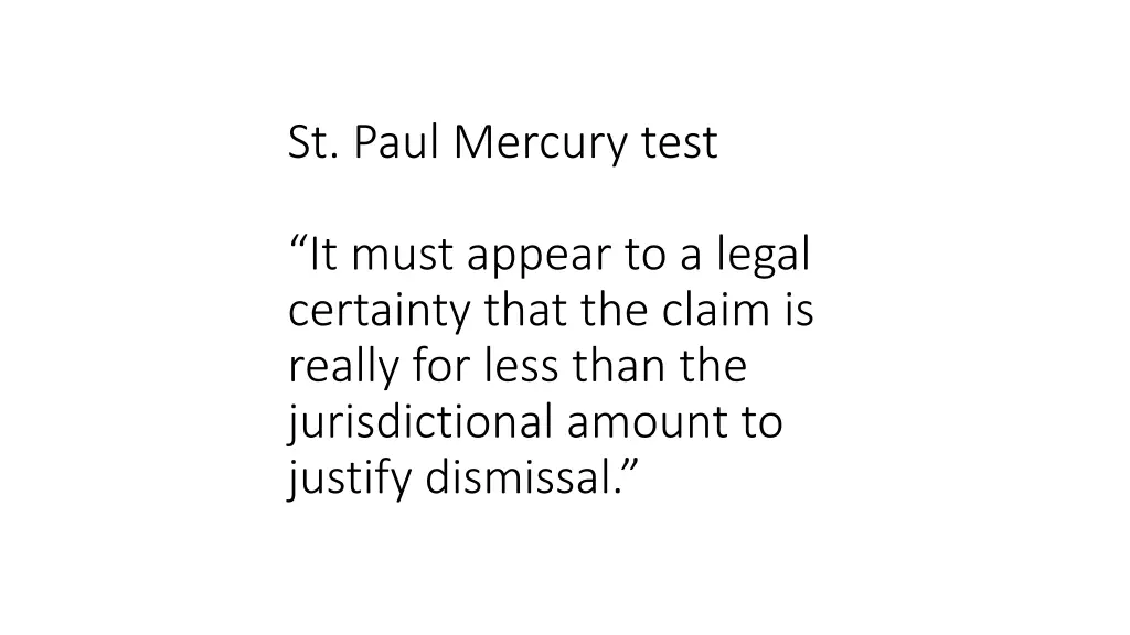 st paul mercury test