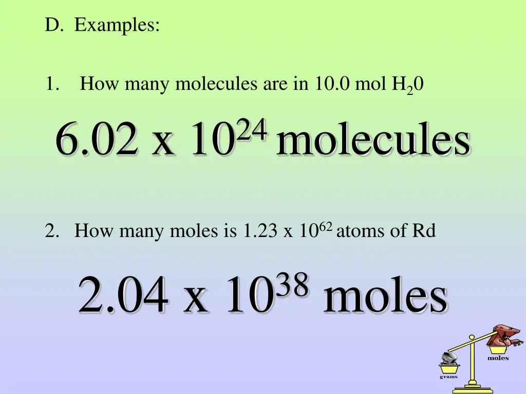 d examples