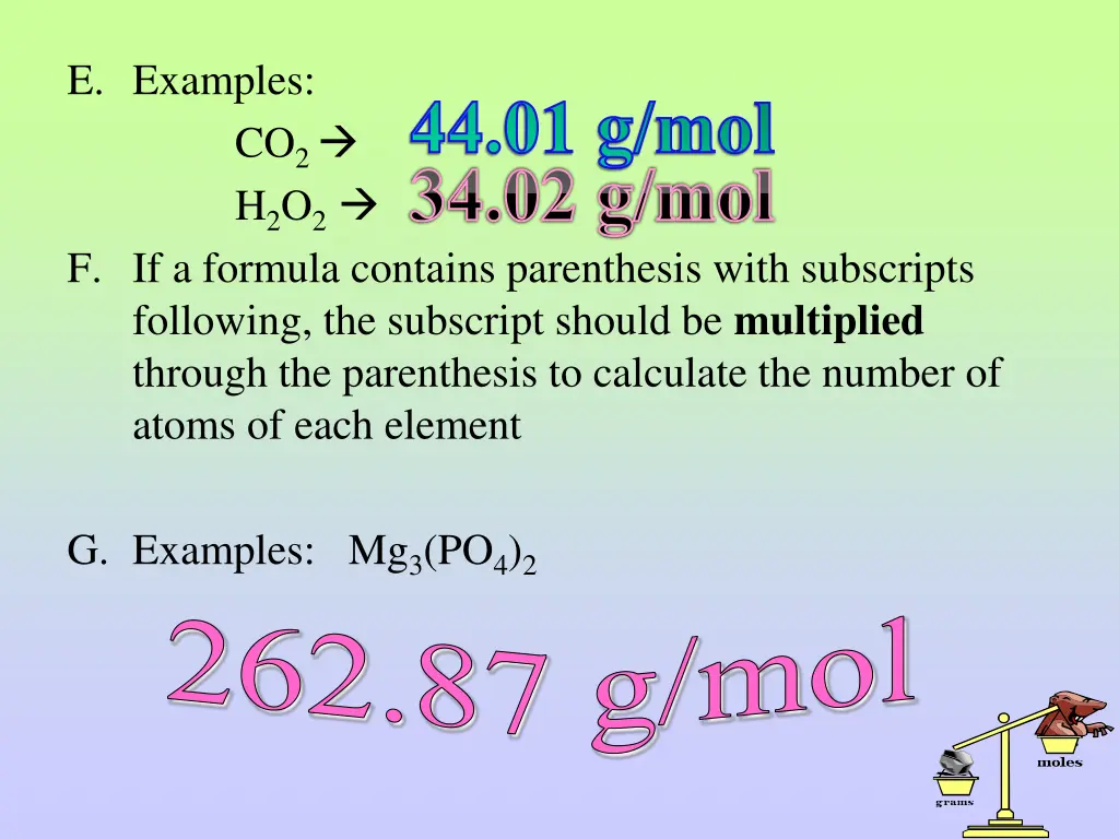 e examples f if a formula contains parenthesis